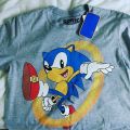 Classic Sonic shirt with Sonic in the jump kick pose from Sonic Generations.