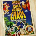 Race Against Chaos Sticker Activity Book is an activity book with stickers and games centred around the Sonic series.