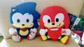 Sonic and Knuckles Emoji Plushes